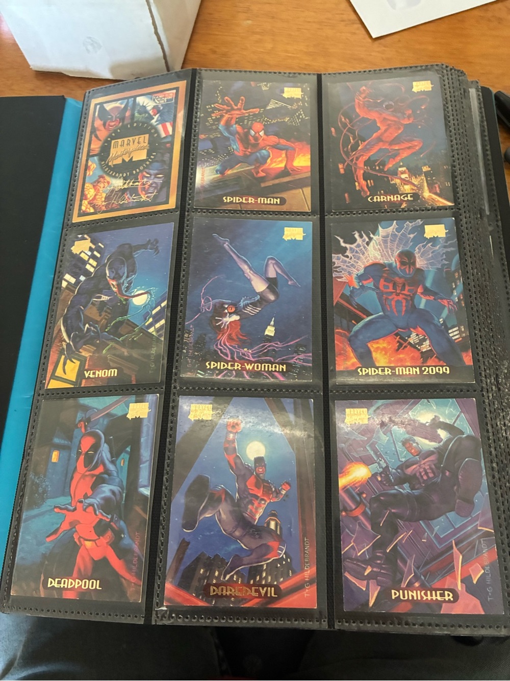 1994 Marvel Masterpiece 140 base set+